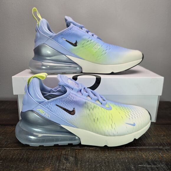 Nike Shoes - NEW Nike Air Max 270 Womens Size 8 Running Shoes Blue Green White IB7937-468